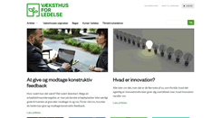 Desktop Screenshot of lederweb.dk