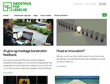 Tablet Screenshot of lederweb.dk